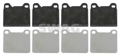 Комплект тормозных колодок, дисковый тормоз SWAG купить